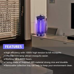 img 2 attached to 🦟 LINKPAL Electric Bug Zapper: Effective Mosquito Lamp & Insect Killer