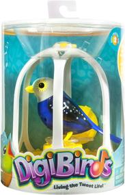 img 1 attached to DigiBirds Twilight Bird with Cage - Musical and Interactive Pet