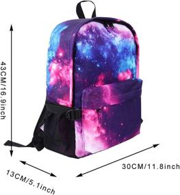 img 2 attached to 🎒 Lightweight Galaxy Backpack Bookbag for Kids' Daypacks