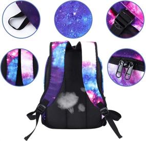 img 3 attached to 🎒 Lightweight Galaxy Backpack Bookbag for Kids' Daypacks