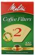 melitta coffee filter number natural logo