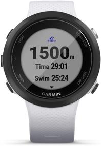 img 3 attached to 🏊 Гармин Swim 2: Самые передовые GPS-часы для плавания с подводным мониторингом сердечного ритма – Отслеживание расстояния, темпа и количества гребков в бассейне и на открытой воде – Белый.