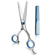 💇 coolala stainless steel hair cutting scissors 6.5 inch - professional salon barber haircut shears with comb - home use for men, women, adults, kids, and babies logo