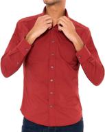 👕 untucked shirts for men: stylish long sleeve men's clothing in a variety of shirts logo