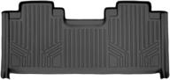 maxliner floor mats black for 2015-2018 ford f-150 supercab with 1st row bucket seats - 2nd row liner logo