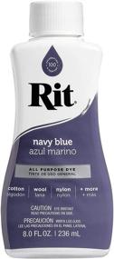 img 4 attached to 💙 Rit Dye 8 oz Navy Blue Fabric Dye - 8 Fluid Ounces