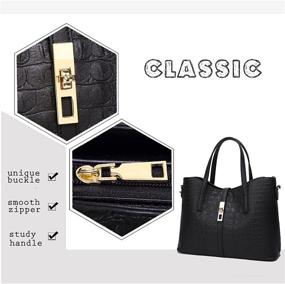 img 1 attached to 👜 YNIQUE Top-Handle Satchel Handbags and Shoulder Wallets for Women