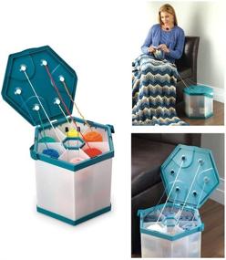 img 1 attached to 🧶 Streamline Your Stitching with MSR Imports Portable Yarn Organizer