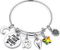 🎁 stainless steel birthday bracelets for women and girls - perfect birthday gifts for daughter, sister, friend, teen girls, mom, and grandma by iefwell logo