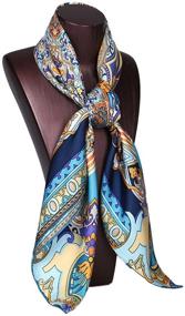 img 3 attached to 🧣 Grace Scarves: Stylish Multicolored Women's Accessories for Scarves & Wraps - Discover Popular Patterns!