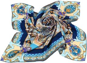 img 4 attached to 🧣 Grace Scarves: Stylish Multicolored Women's Accessories for Scarves & Wraps - Discover Popular Patterns!