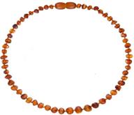 📿 authentic baltic amber necklace - natural baltic region amber, genuine amber (13 inches) logo