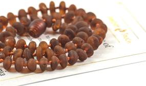 img 3 attached to 📿 Authentic Baltic Amber Necklace - Natural Baltic Region Amber, Genuine Amber (13 Inches)