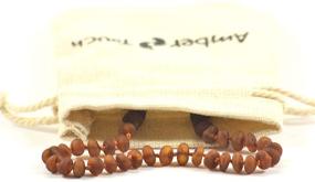 img 2 attached to 📿 Authentic Baltic Amber Necklace - Natural Baltic Region Amber, Genuine Amber (13 Inches)