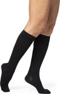 🧦 compression calf-high socks for women: sigvaris dynaven closed toe, 30-40mmhg logo