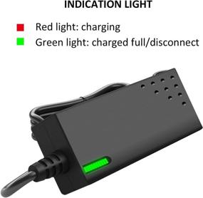 img 3 attached to 🔌 Electric Bike Battery Charger | TekkPerry 42V 1A Lithium Battery Charger with DC 5.5x2.1x11mm Roud Plug | Power Supply Connector for 10S Lithium Battery Pack