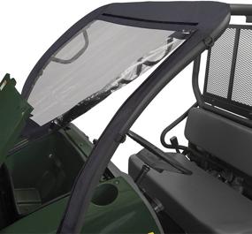 img 1 attached to 🖤 Upgraded QuadGear UTV Front Windshield in Sleek Black