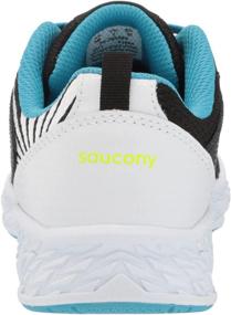 img 2 attached to 🏃 Кроссовки для бега Saucony Unisex-Child Wind: превосходное качество для молодых бегунов.