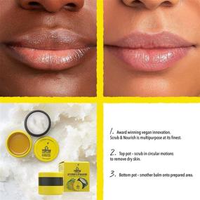 img 1 attached to 👄 Dr. PAWPAW Scrub & Nourish Duo Pot: Lip Sugar Scrub & Balm for Gentle Exfoliation and Lip Moisturization