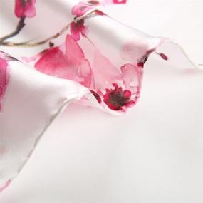 img 1 attached to 🌺 Floral Print Mulberry Scarf: Women's Accessories in Scarves & Wraps for Women