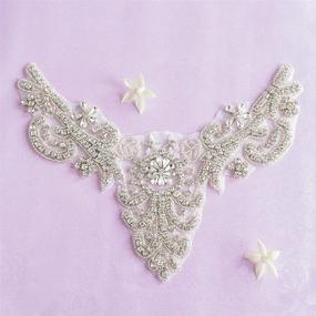 img 3 attached to 💎 Sparkling Pardecor Rhinestone Applique: Gorgeous Wedding Crystal Women's Accessories and Belts