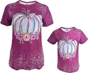 img 4 attached to 🎃 Trendy Mommy and Me Matching Shirts: Exquisite Pumpkin-themed Attire for Your Adorable Baby Girl this Fall