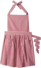 img 4 attached to 👗 Now Designs Classic Red Gingham Apron