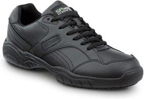 img 4 attached to 👞 Durable and Stylish SR Dover Black Resistant Sneaker Men's Shoes: Ideal Footwear for Long-lasting Comfort