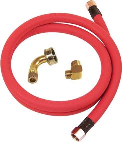 img 1 attached to 🔌 Whirlpool Universal Dishwasher Hose Kit - 6 Feet, Black - W10278627RP