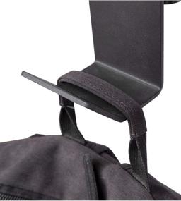 img 3 attached to 🎧 Эффективный крепеж под стол для наушников, крюк для рюкзака и держатель для сумок - черный: решение от магазина стола-консоли