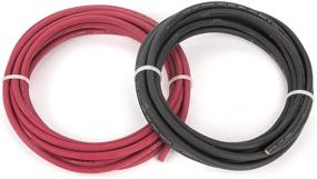 img 4 attached to 🔌 EWCS 4 Gauge Premium Extra Flexible Welding Cable - 600 Volt, 20 Feet - Black+Red