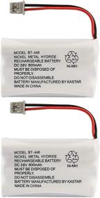 img 3 attached to 📞 Uniden BBTY0504101 Model BT446 Rechargeable Cordless Phone Batteries (Pack of 2): Compatible with T94 Series, TWX977 and WXI977 Uniden Phones