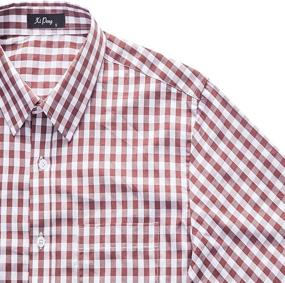 img 1 attached to 👔 XI PENG Gingham Checkered XXL Apparel for Men's Fashion