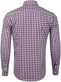 img 3 attached to 👔 XI PENG Gingham Checkered XXL Apparel for Men's Fashion