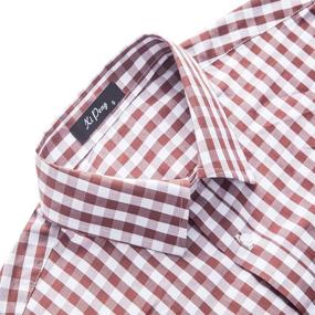 img 2 attached to 👔 XI PENG Gingham Checkered XXL Apparel for Men's Fashion