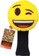 emoji novelty golf head cover logo