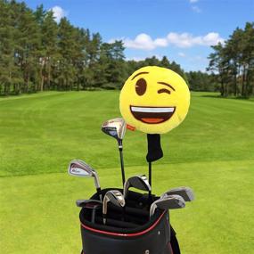 img 1 attached to Emoji Novelty Golf Head Cover