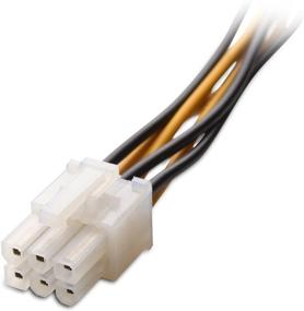 img 2 attached to 🔌 Cable Matters 2-Pack 6-Pin PCIe to Molex Power Cable, 2x Molex to 6-Pin PCIe - 6 Inches