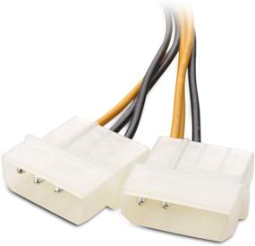 img 1 attached to 🔌 Cable Matters 2-Pack 6-Pin PCIe to Molex Power Cable, 2x Molex to 6-Pin PCIe - 6 Inches