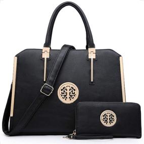 img 4 attached to Designer Handbags Structured Briefcase Shoulder Women's Handbags & Wallets for Satchels