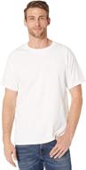 👕 black hanes short sleeve beefy t-shirt: men's clothing shirts logo