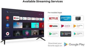 img 3 attached to Caixun EC43S1A: 43 inch 4K UHD HDR Smart TV - Google Assistant, Chromecast, and More! (2021 Model)