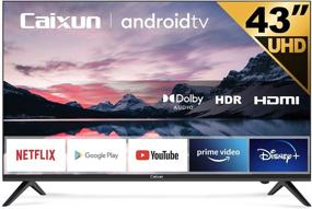img 4 attached to Caixun EC43S1A: 43 inch 4K UHD HDR Smart TV - Google Assistant, Chromecast, and More! (2021 Model)
