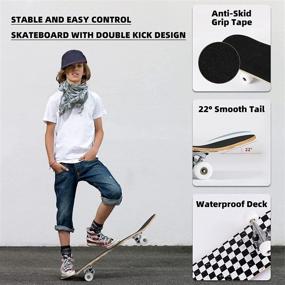 img 2 attached to 🛹 Jaoul Skateboards Beginners Complete Skateboard: The Perfect Choice for Skateboard Newbies