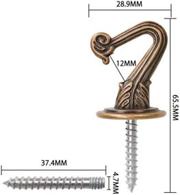 img 1 attached to 🔩 SEISSO Ceiling Screws: Ideal for Kitchen and Outdoor Spaces