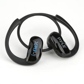 img 3 attached to 🎧 Pyle Waterproof Bluetooth Headphones MP3 Player - Ideal for Swimming, Sports, Running - Wireless 2-in-1 with 8Gb Memory, Store Up to 2,500 Songs - PSWP9BTBK