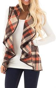 img 3 attached to 👚 Sumtory Women's Sleeveless Open Front Cardigan - Fashionable Attire for Ladies