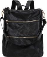 🎒 versatile waterproof nylon women's backpack purse for school, travel, and more - multipurpose shoulder bag logo