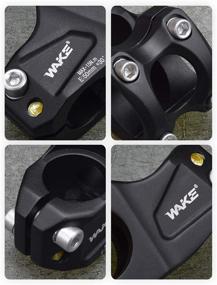 img 1 attached to 🚲 LITEONE MTB Stem - 31.8mm 50mm 30° Short Handlebar Stem for Most Bicycles: Fixed Gear, Road, Downhill, Track, MTB, BMX, Cycling