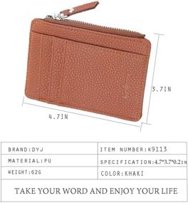 img 3 attached to DYJ Leather Pocket Wallet Blocking Women's Handbags & Wallets for Wallets